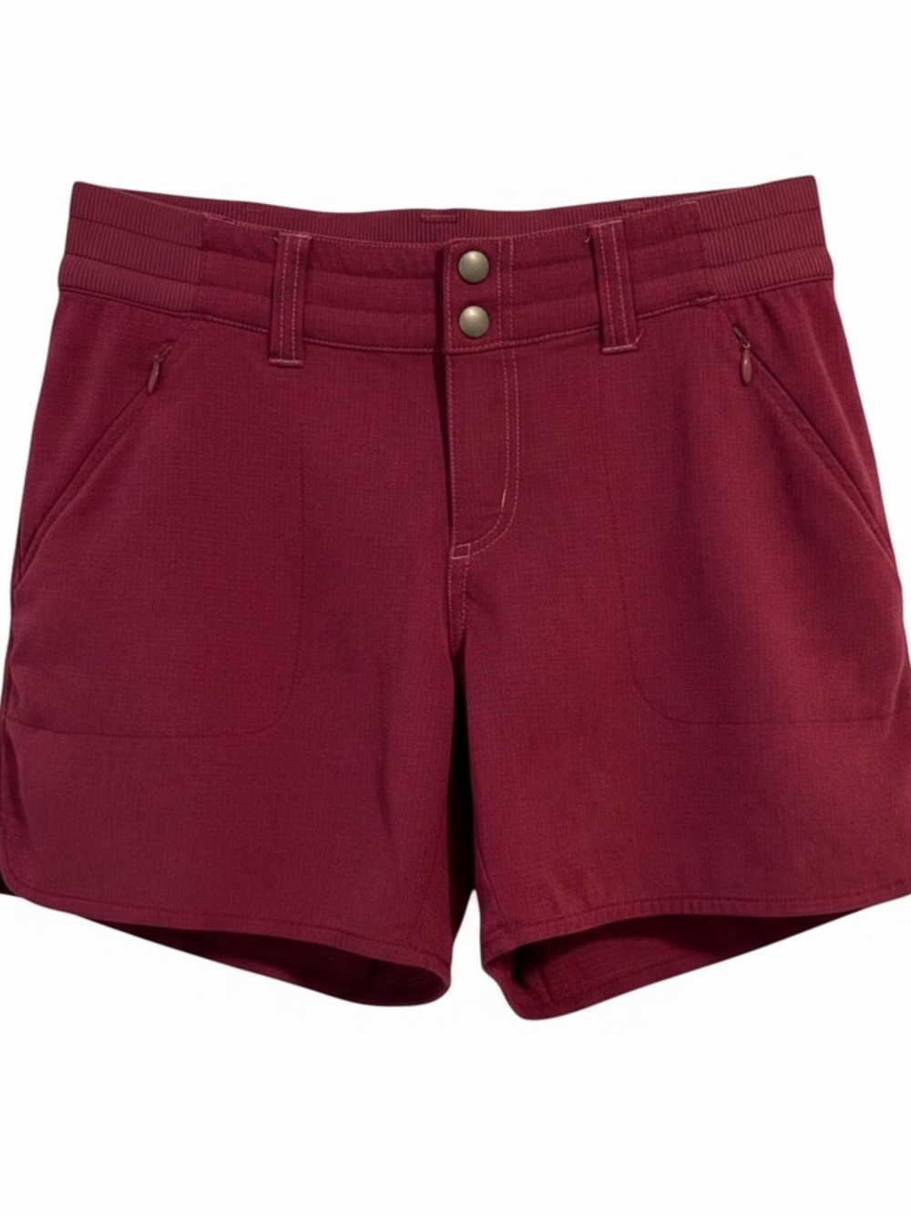 Kuhl Shorts Women's Brick Red Stretch Strattus Ripstop Hiking Sz 2